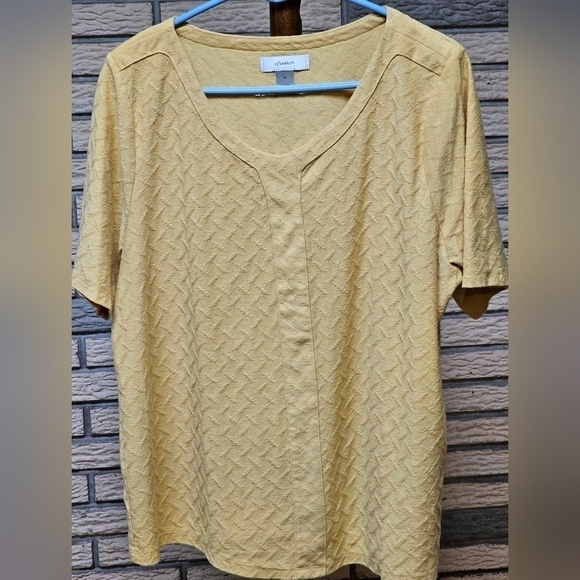 CJ Banks Tops - CJ Banks Textured Top Sz 1X